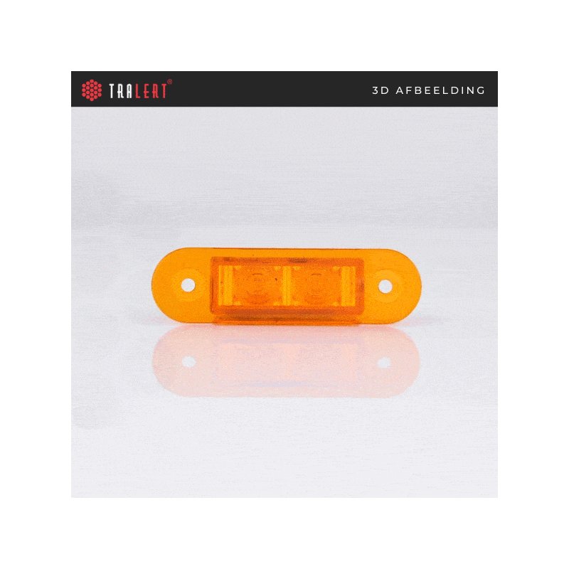 barre de position LED de couleur orange | 12-24V | 20cm de cable