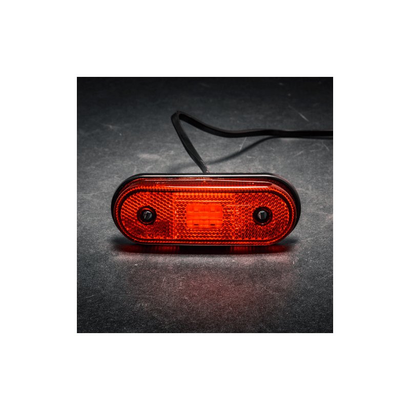 Feu de position LED Rouge | 12-24V | 50cm cable