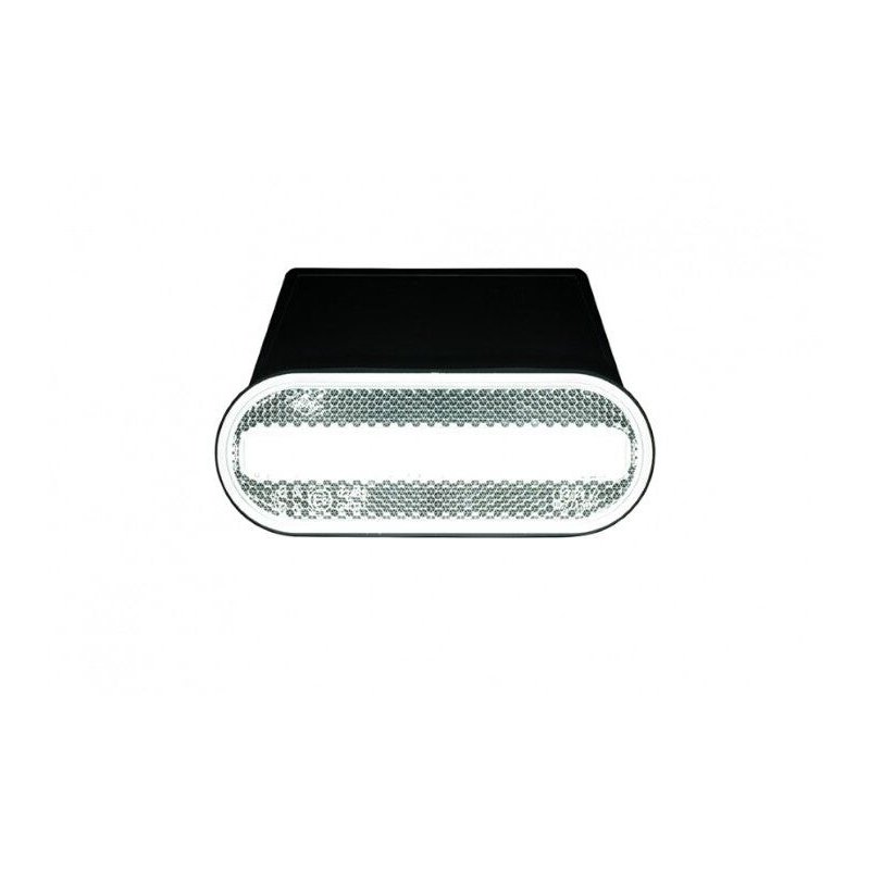 barre de position LED blanc avec support | 12-24V | 50cm. de cable