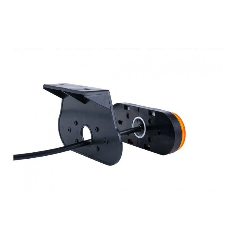 barre de position LED blanc avec support | 12-24V | 50cm. de cable