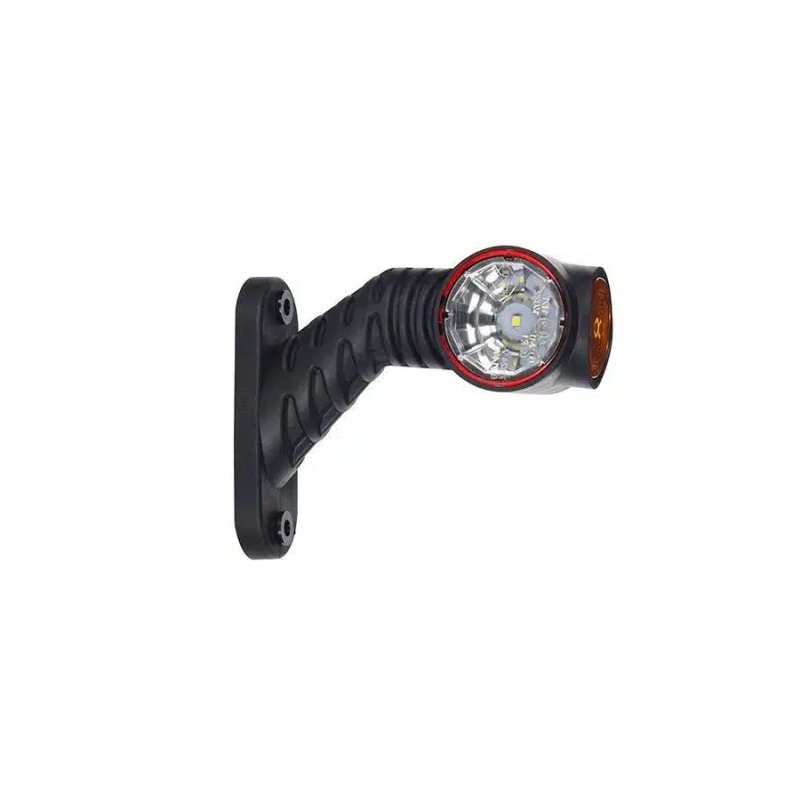 gauche | feu de gabarit LED | rouge-blanc-ambré | 12-24V | 50cm. cable