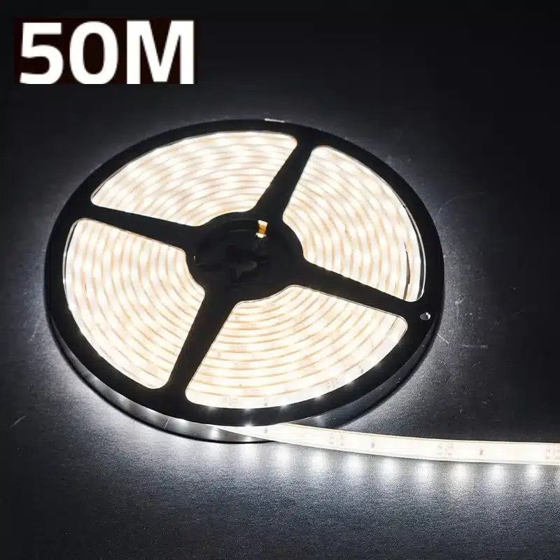 strip LED rouleau de 50m / 24V / 1200lm par mètre / 6000K / IP68