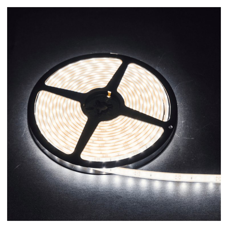 strip LED sur bobine de 5m. | 24V | 1200 lumen par mètre | 6000K | IP68