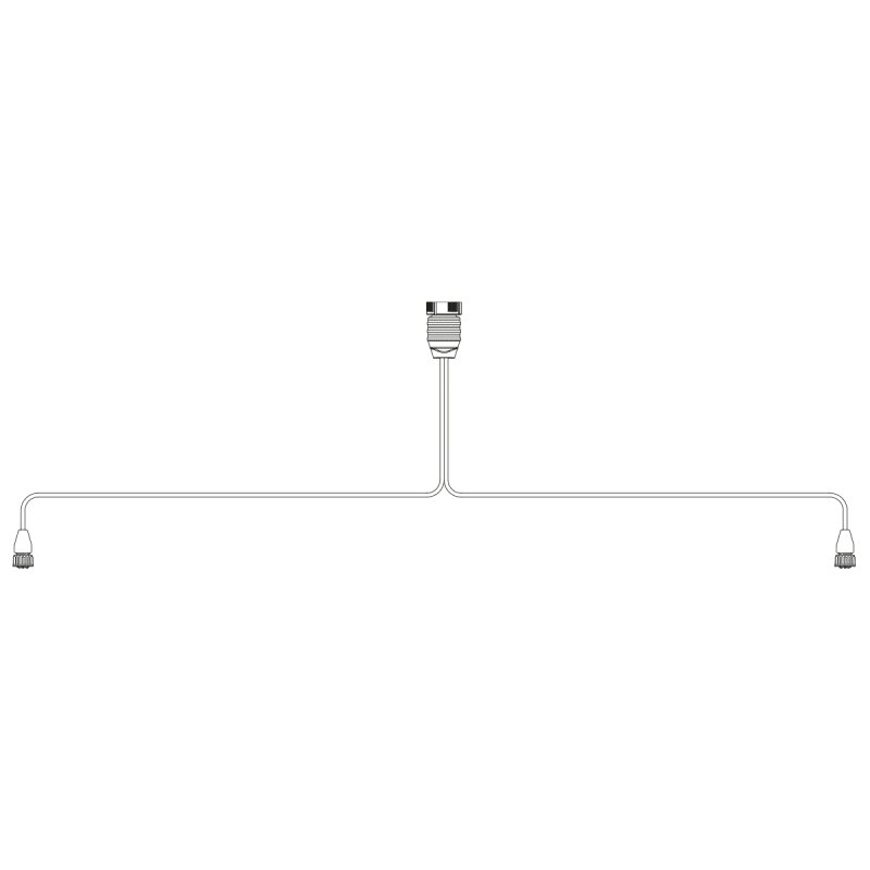 câble de feu arrière 15P baie. vers 2x 7-PIN AMP excl. side-kabe