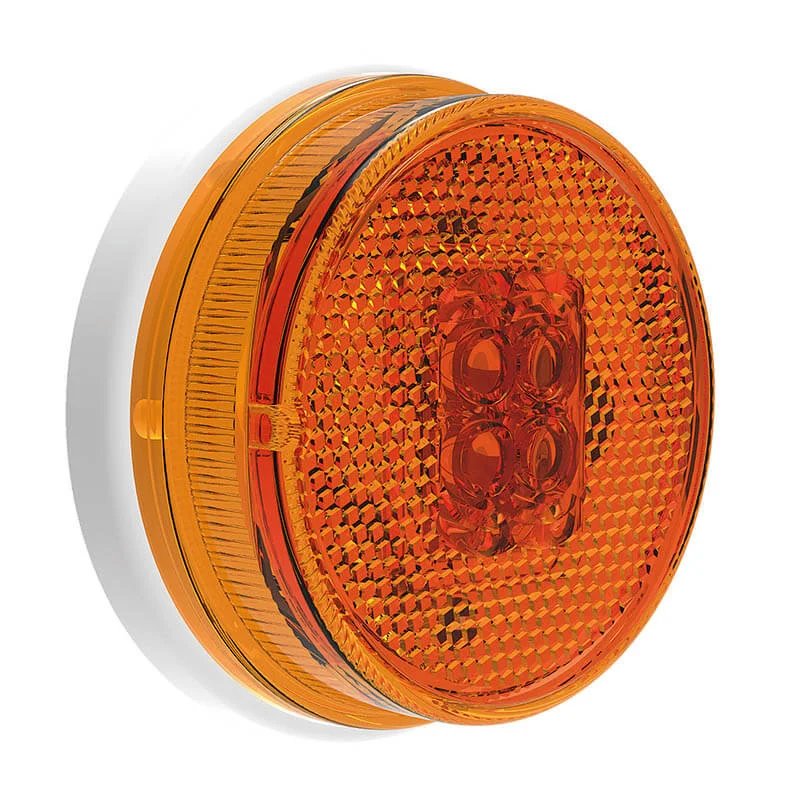 Feu de position LED orange | 12-24V | câble de 50cm.