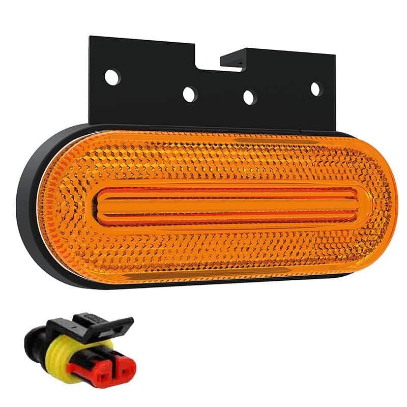 barre de balisage LED orange 12/36V câble de 1,2m + superseal