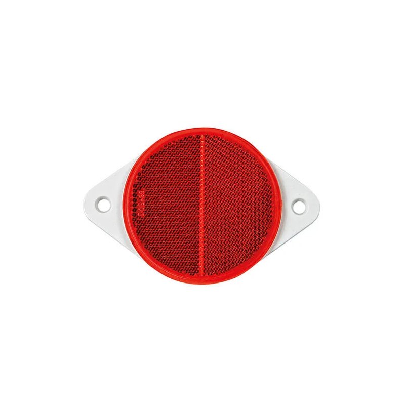 réflecteur rouge | 78 x 5,5mm. | connexion à vis