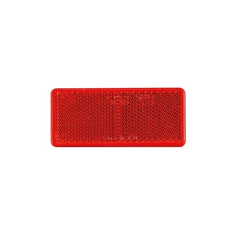 réflecteur rouge 90 x 40mm. | bande adhésive 3m