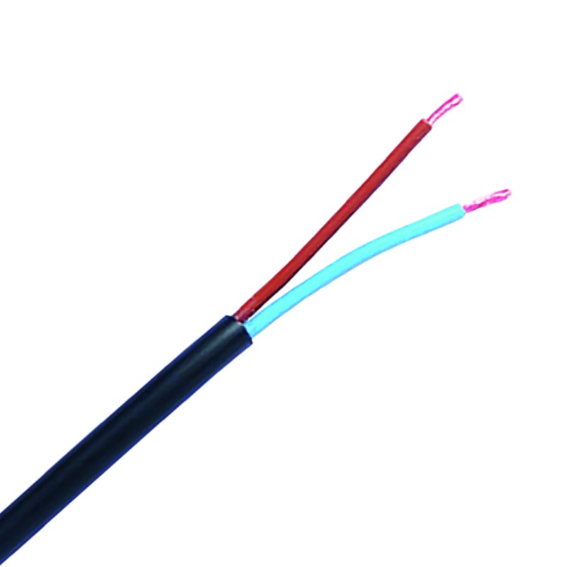 cable 2 fils | 0.75mm² | marron-bleu | rond | 100m