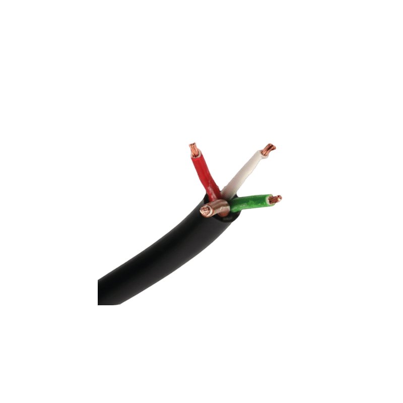 câble à 4 conducteurs | 0,75mm² | marron-rouge-blanc-vert | 50m