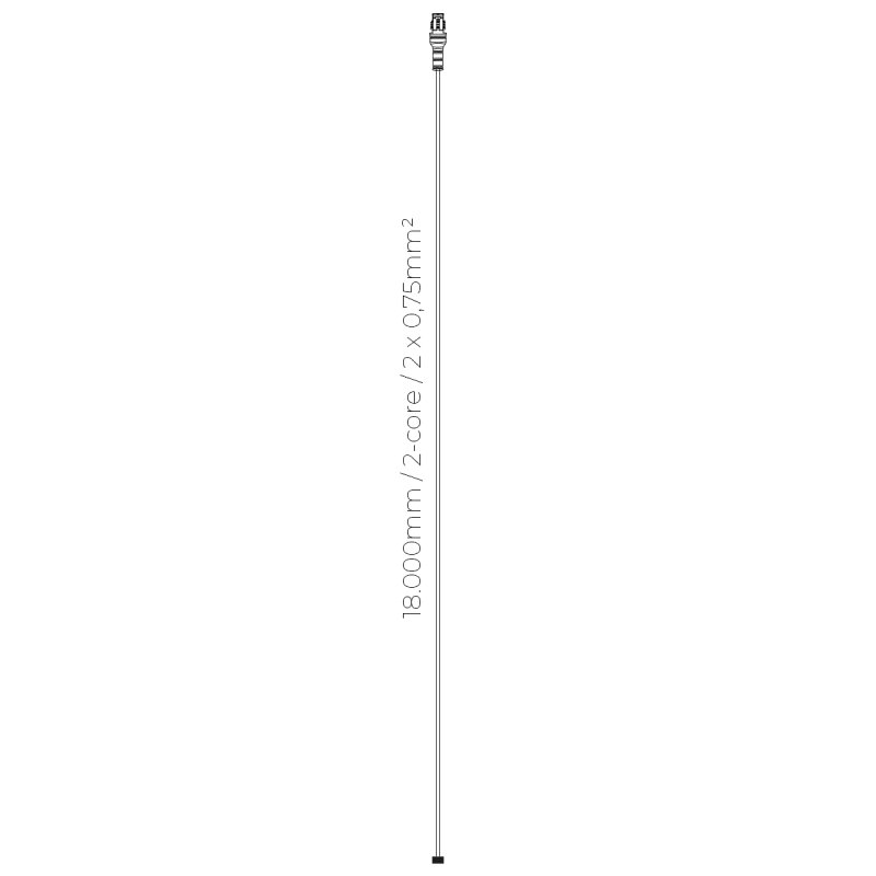 câble barbelé superseal 18m | 2x 0.75mm² (1x fem)
