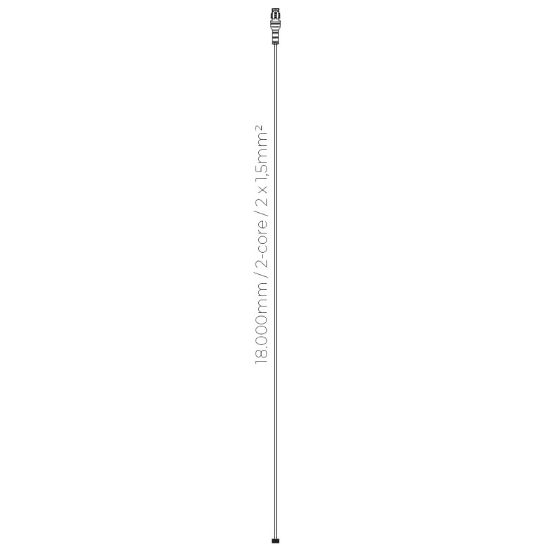 câble barbelé superseal 18m | 2x 1.5mm² (1x fem)