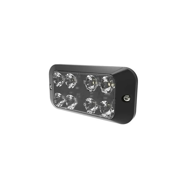barre flash LED 8 LED | R65 | orange | 12-24V