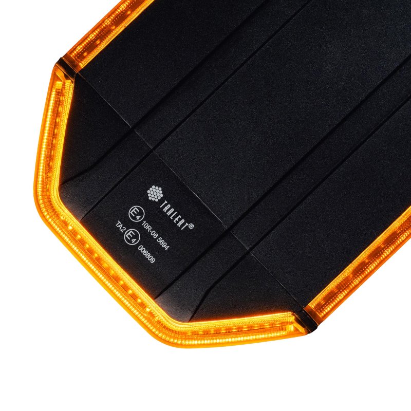 rampe lumineuse LED orange | 1206mm | 12-24V | boîtier de commande inclus