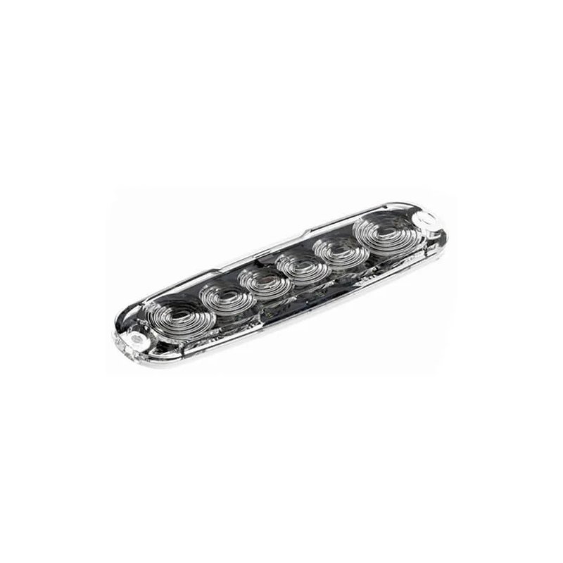 lampe flash LED mince | R65 | 6 LED | orange | 10-30v