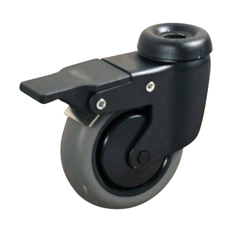 roulette pivotante avec frein 100mm serie 68 ᠆ 48 trou pour boulon roulement à billes Arco