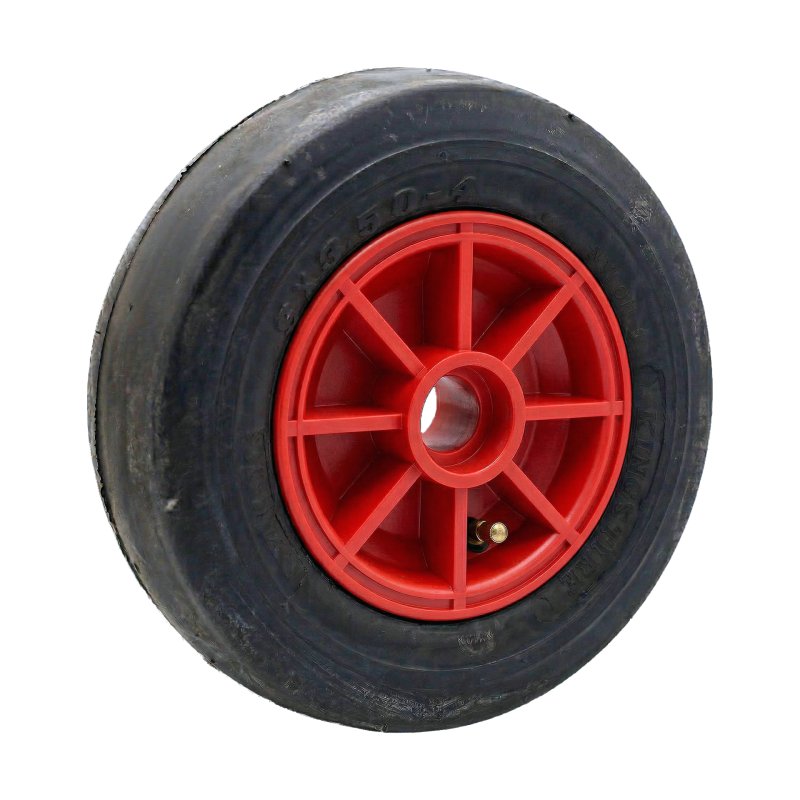 9x3.50-4 2.10x4 ET0 roulement à rouleaux Ø20 NL75mm plastique KT-739G Rouge pneu + roue +
