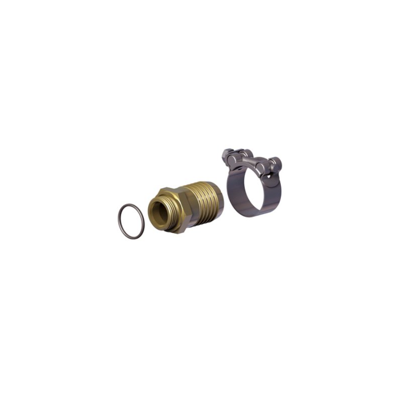 zuignippel recht 1" 45mm incl. slangklem 56-59mm