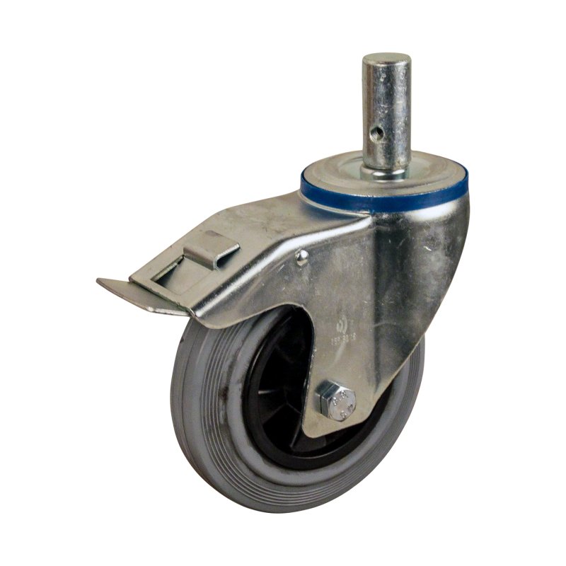roulette pivotante avec frein 160mm serie 11 ᠆ 15 goupille roulement à rouleaux