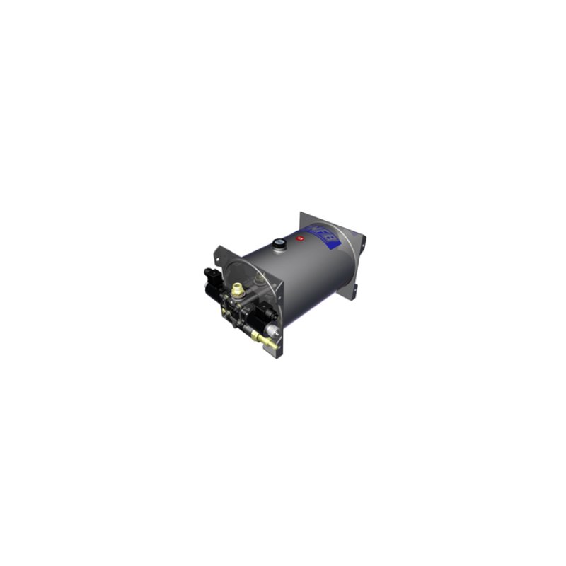 tank met kipventiel DSE-10 - FE40 - CE 10L métal 24V inclusief eindschakelaar