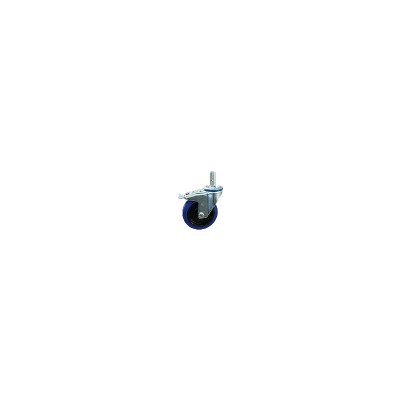 roulette pivotante avec frein 100mm série 13 ᠆ 15 goupille roulement à rouleaux