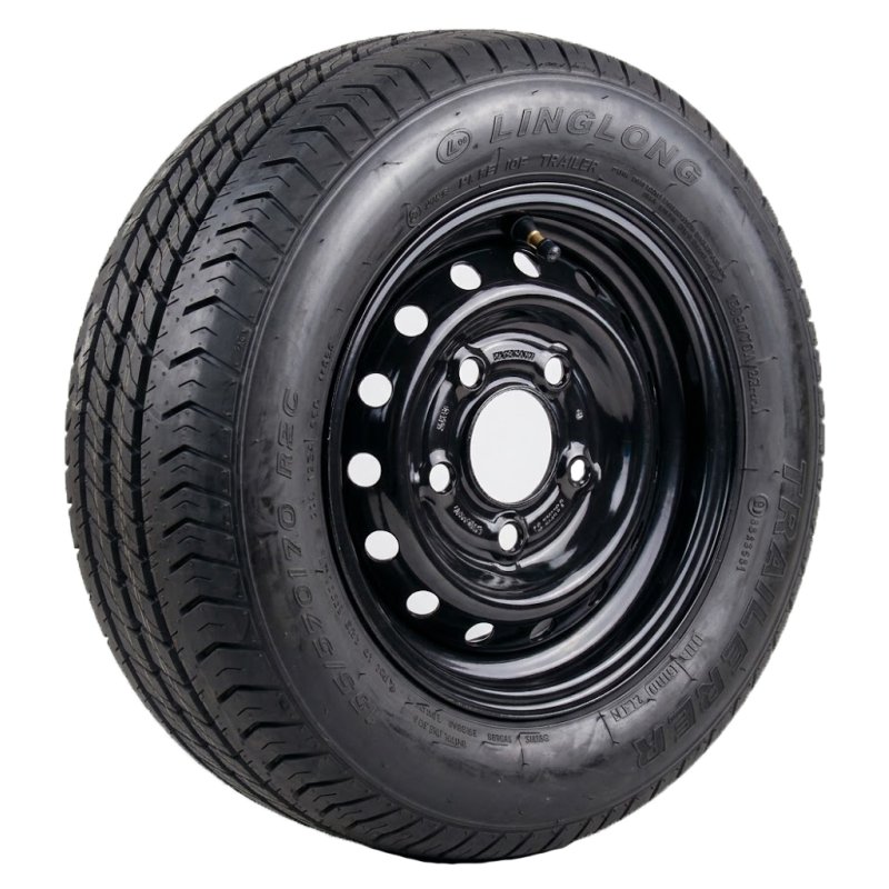 pneu + roue 155/70 R12C 5½Jx12H2 ET30 67/112/5 métal R701 M+S noir