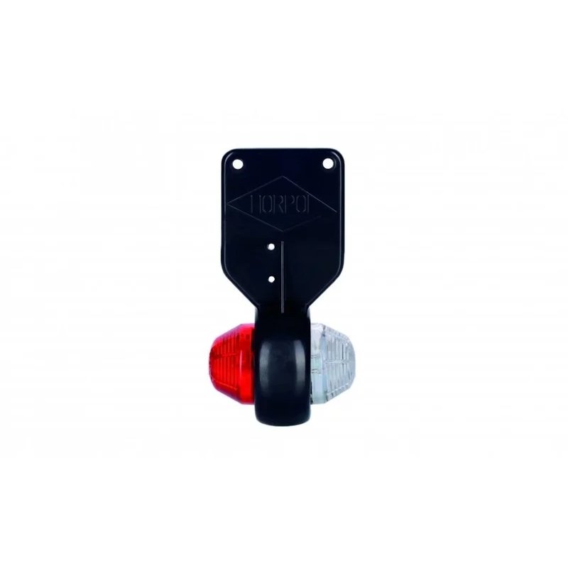 LED breedtelamp rechts rood-wit 12-24V 50cm kabel