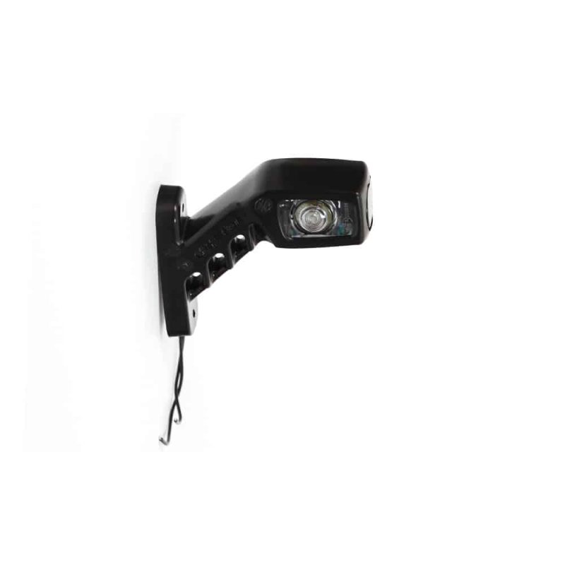 LED breedtelamp rechts rood-wit-amber 12-24V 21cm kabel