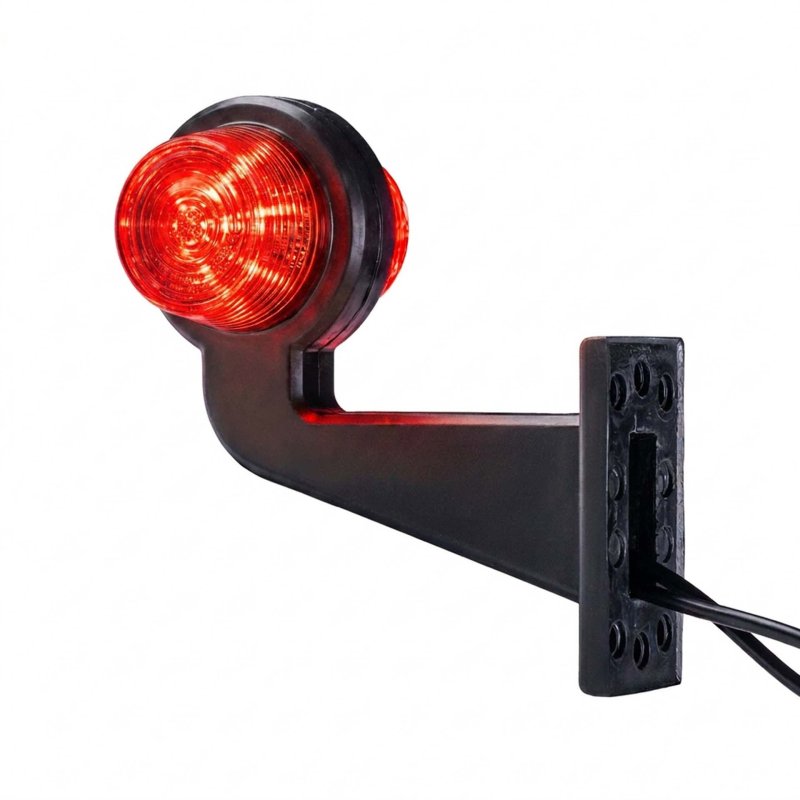 LED breedtelamp set 12-24V | dark |multicolour | 165mm paal