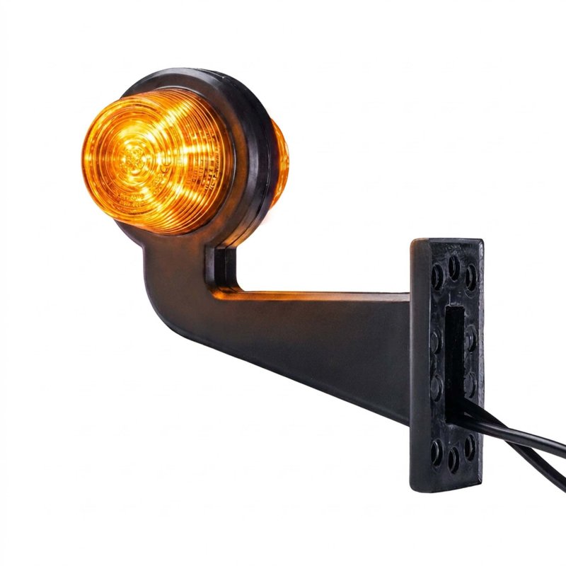 LED breedtelamp set 12-24V | dark |multicolour | 165mm paal