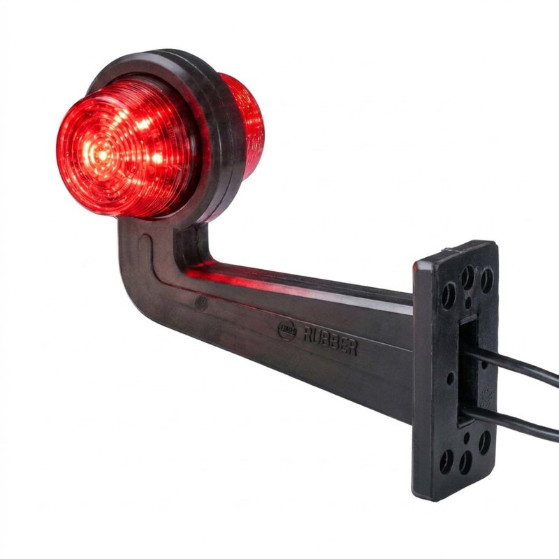 LED breedtelamp set 12-24V | dark |multicolour | 195mm paal