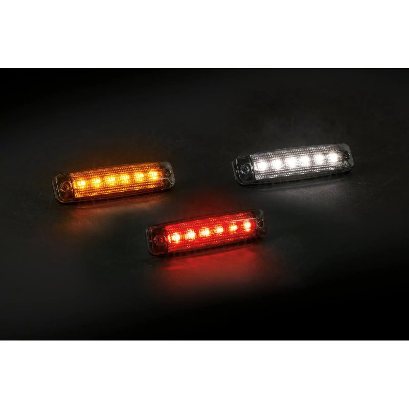 LED markeerlicht | darklook | amber | 12-24V | 0,15m. kabel