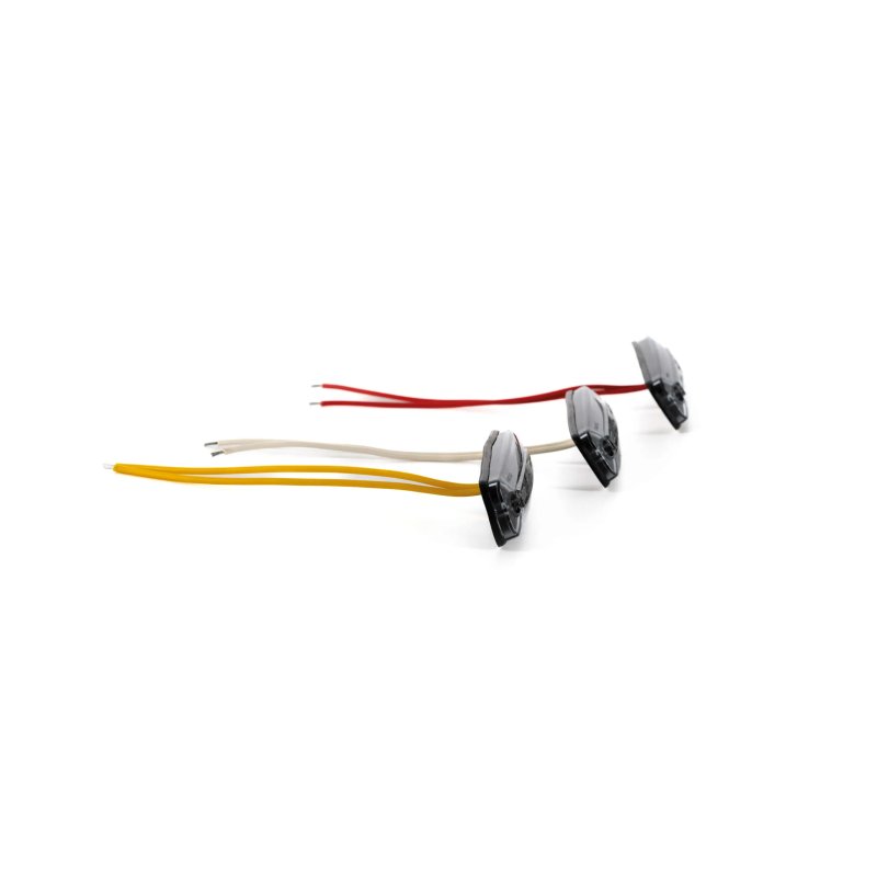 LED markeerlicht | darklook | amber | 12-24V | 0,15m. kabel