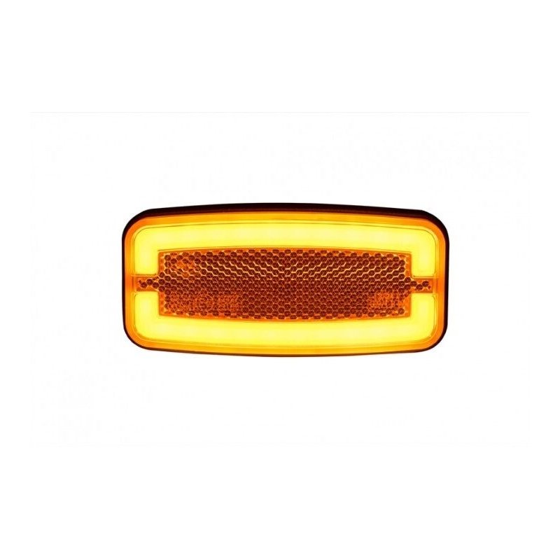 LED markeringslicht amber met beugel