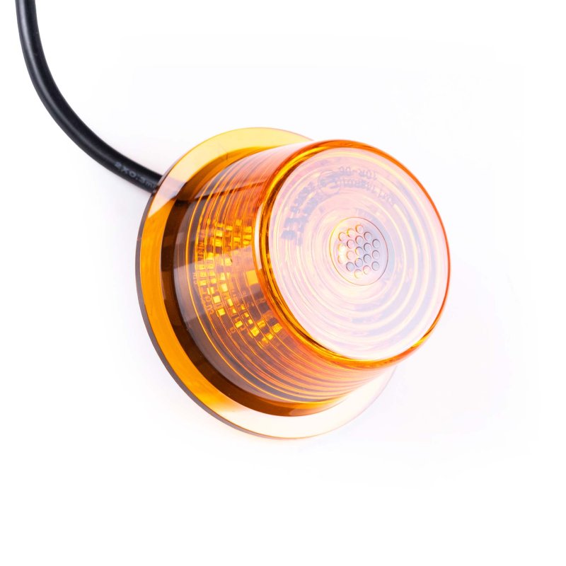 LED module amber lens | amber | 12-24V | 5m. kabel