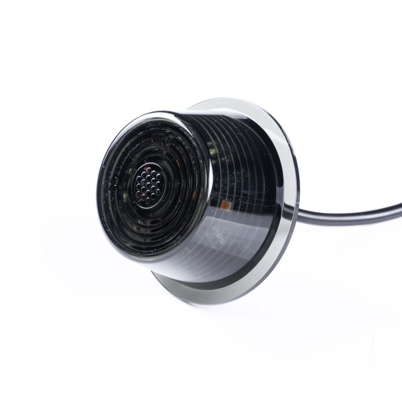 LED module dark lens | amber | 12-24V | 5m. kabel