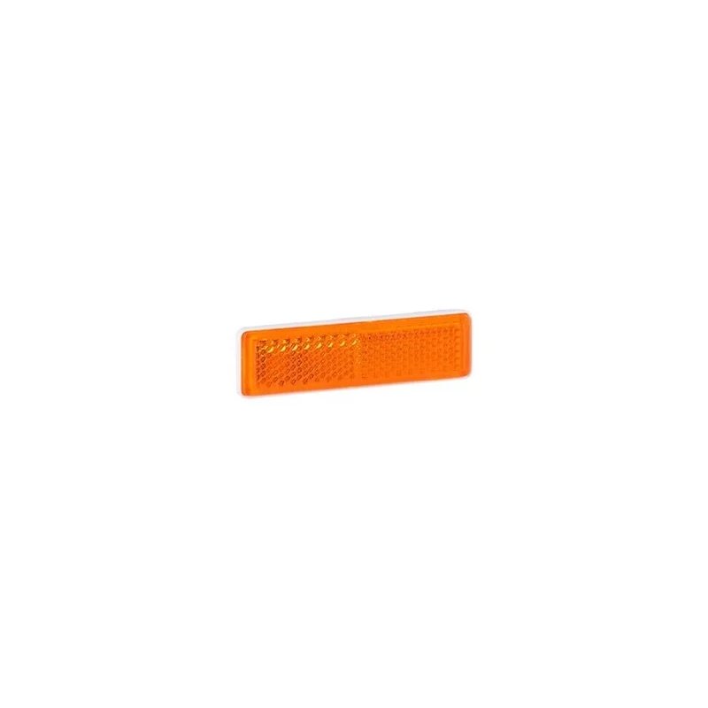 reflector amber 19x69mm plakmontage (enkel per 20 stuks)