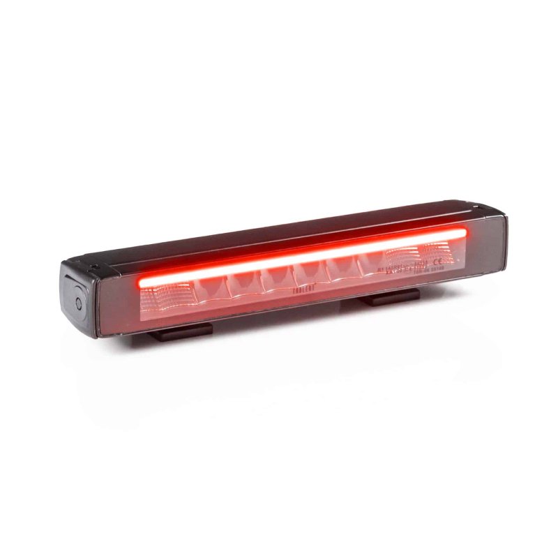 LED lightbar Stratos 326mm | incl. R65 flitser | rood-amber DRL