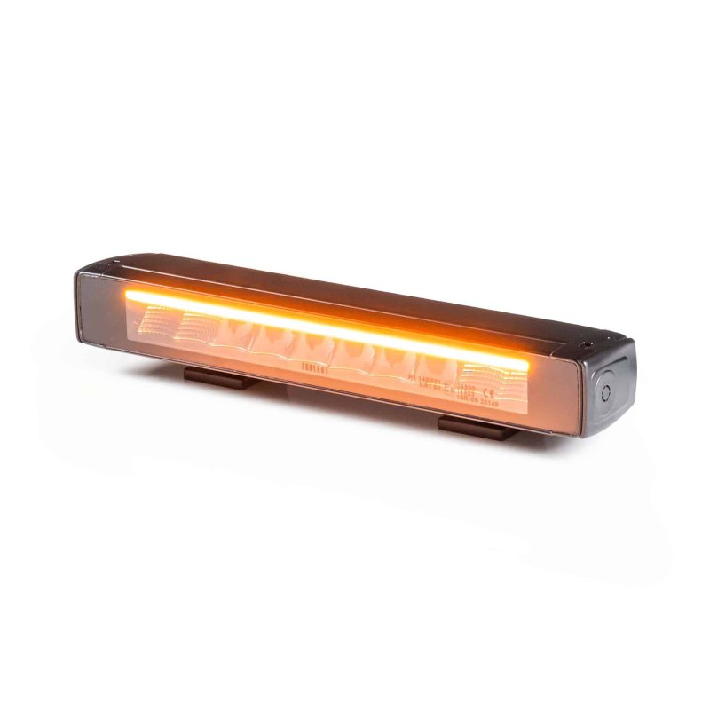 LED lightbar Stratos 326mm | incl. R65 flitser | wit-amber DRL