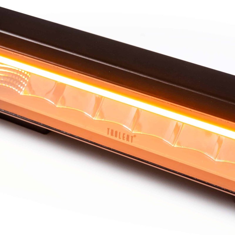 LED lightbar Stratos 326mm | incl. R65 flitser | wit-amber DRL
