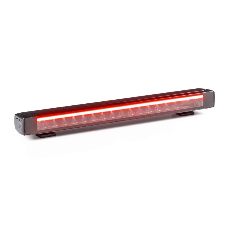 LED lightbar Stratos 530mm | incl. R65 flitser | rood-amber DRL