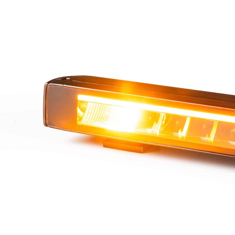 LED lightbar Stratos 530mm | incl. R65 flitser | wit-amber DRL