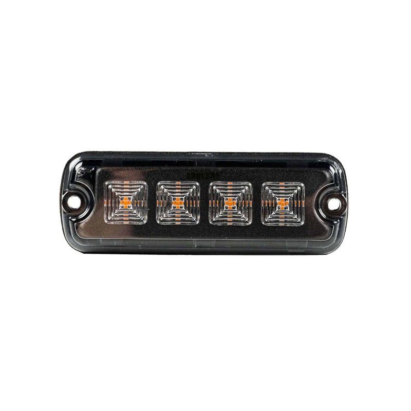 LED R10 flitser 4-LED wit 12-24V 200cm kabel