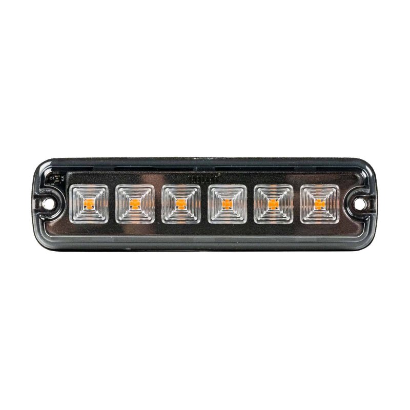 LED R10 flitser 6-LED wit 12-24V 200cm kabel