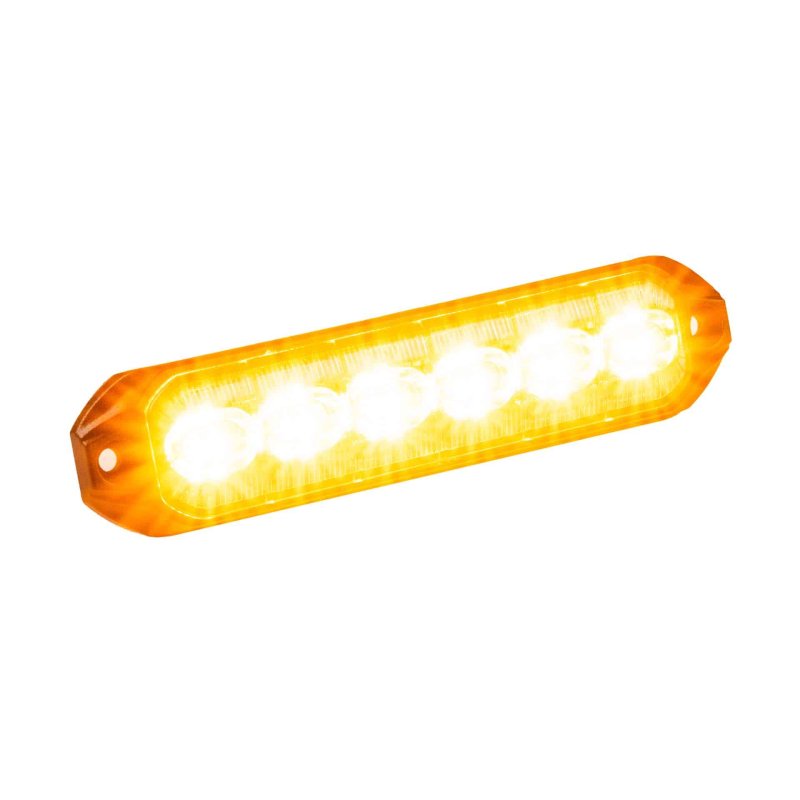 LED R65 CL2 flitser 6-LED amber 12/24V 50cm kabel + Superseal