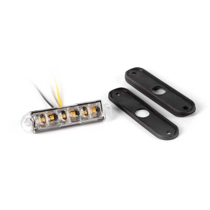 LED R65 flitser 6-LED 12-24V 15cm kabel (1-patroon)