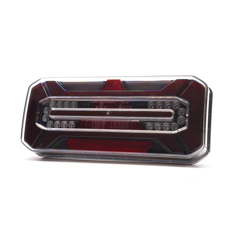 LED achterlicht black rechts | 12-24V | 7-Pin's AMP