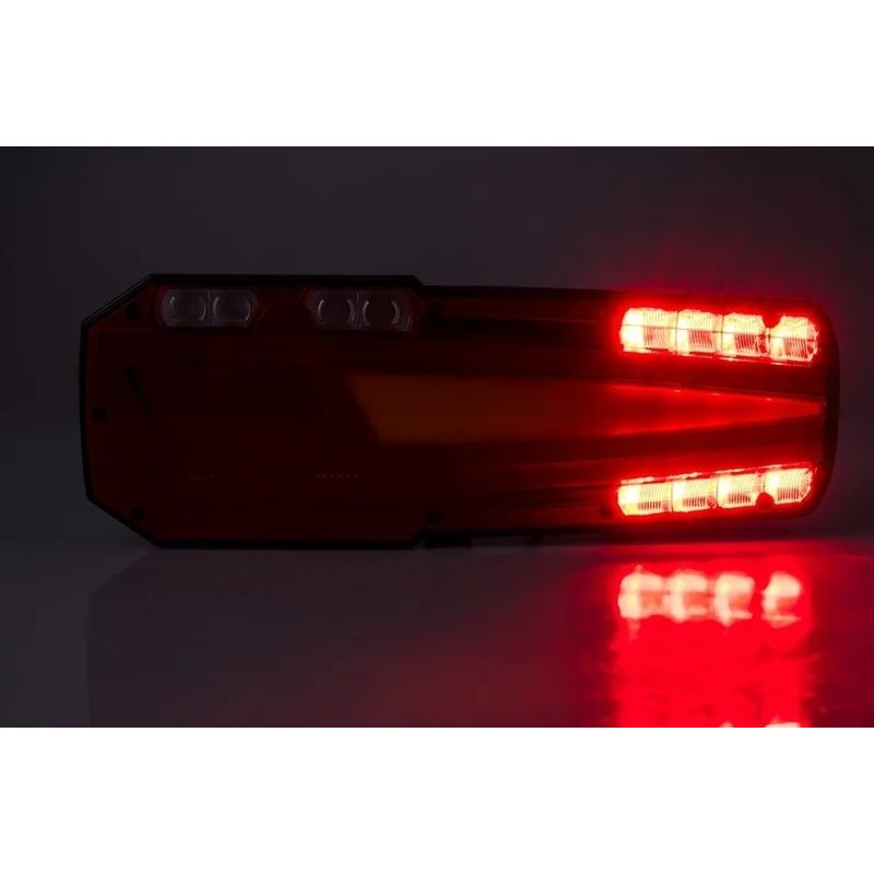 LED trailer neon trailerlicht links 12-24V 7-PIN's AMP