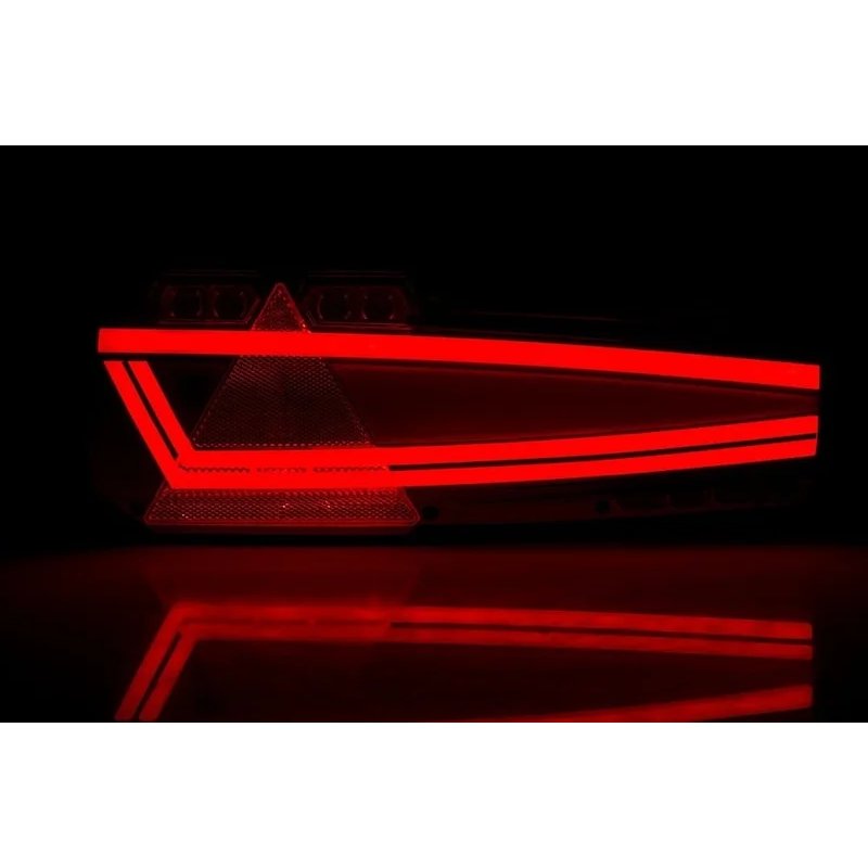 LED trailer neon trailerlicht links 12-24V 7-PIN's AMP