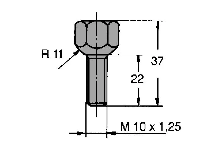 Vis de roue ALKO M10x1.25